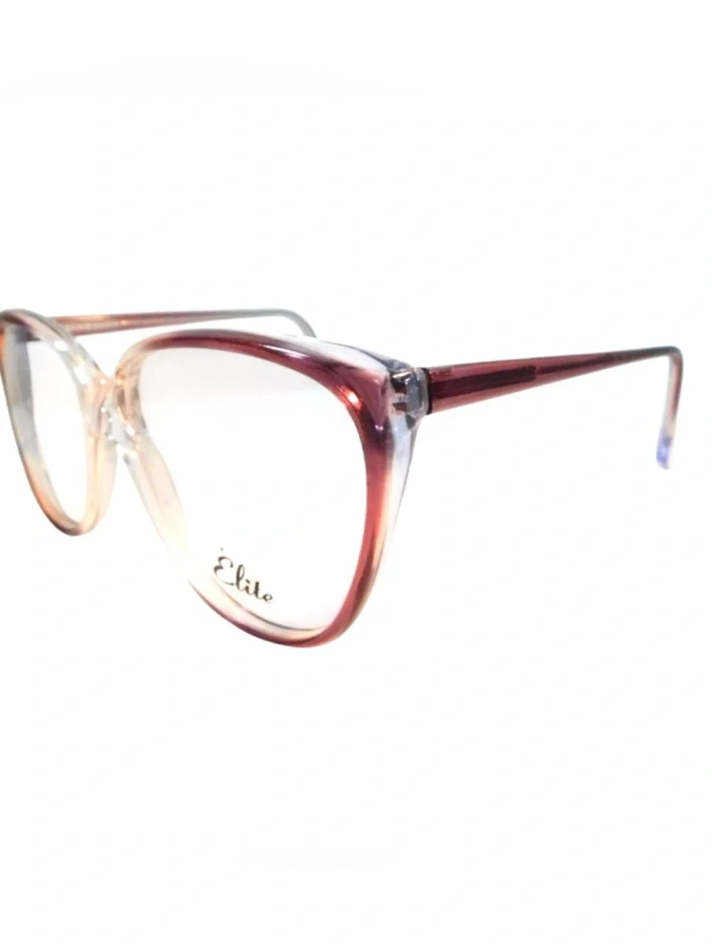 1980’s Vintage Cateye Eyeglasses in Pink/Clear, Oversized,‎ Deadstock/Unworn